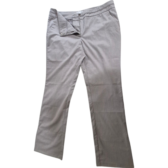 New York & Company Pants - New York & Co. Gray Pinstripe Dress Pants